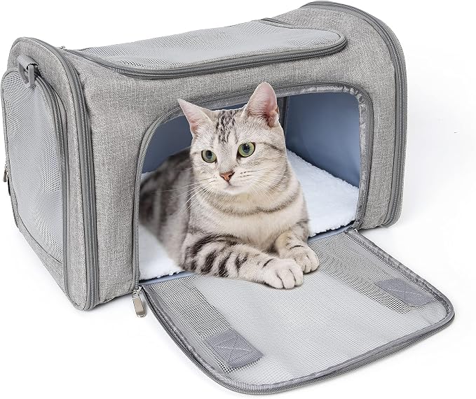 Mile High Life | Outdoor Travel Pet Carrier | Kitty Puppy Cat Carriers | - Image 2