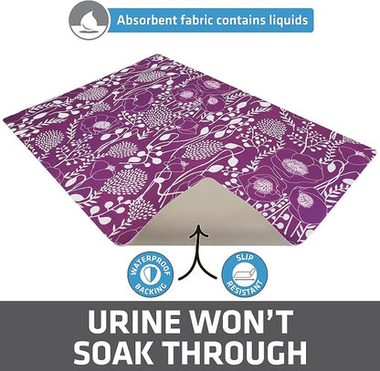 Drymate Cat Litter Box Mat, Litter Trapping Mat, Waterproof, Urine-Proof - Image 3