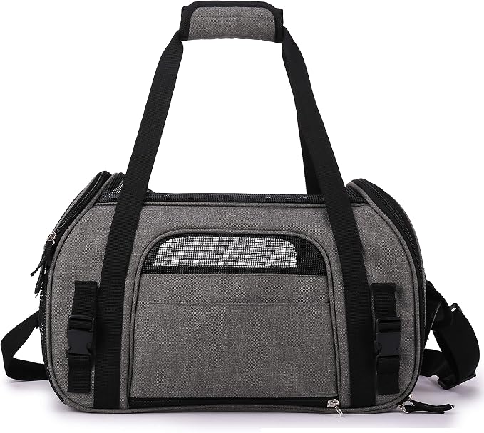 EliteField Soft Pet Carrier Soft Sided Dog Puppy Cat Carrier Travel Bag - Image 8