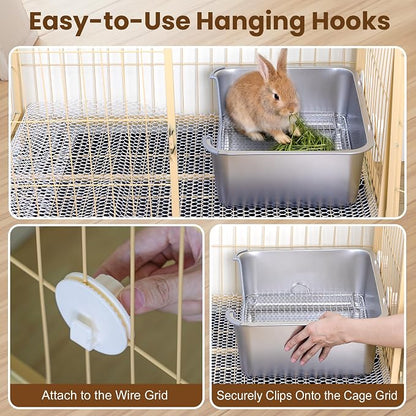 Rabbit Litter Box, Extra Large Bunny Litter Box - Image 5