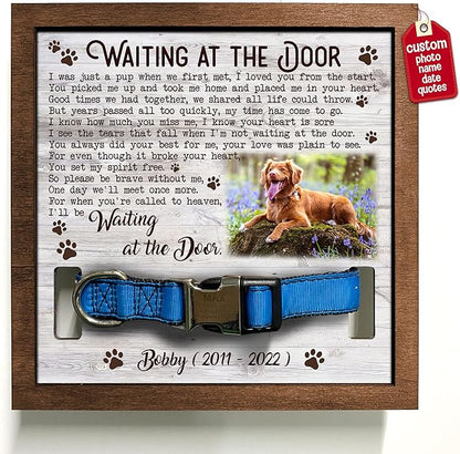 Customized Pet Memorial Picture Frame Dog Picture Loss Gift by Bfigift