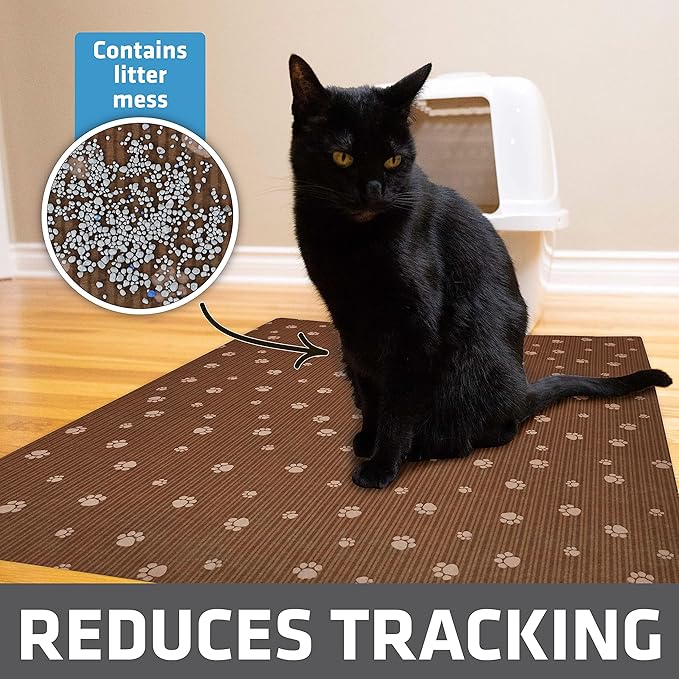 Drymate Cat Litter Box Mat, Litter Trapping Mat, Waterproof, Urine-Proof - Image 2