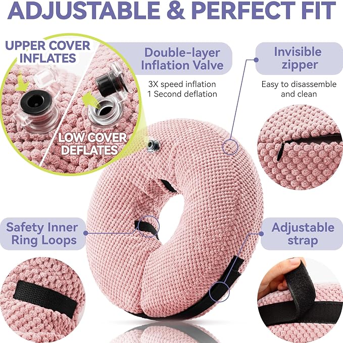 Soft Inflatable Dog Cone Collar - Image 5