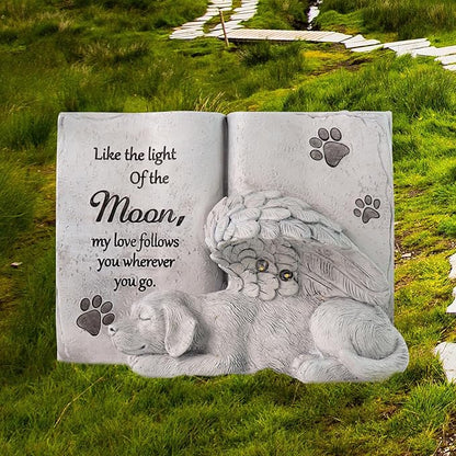 Solar Dog Angel Statue, Pet Dog Memorial Stone, Dog Memorial Gifts Or Garden - Image 2