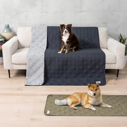 PetAmi Waterproof Couch Cover for Dogs, Reversible Furniture Cover Sofa - Image 2
