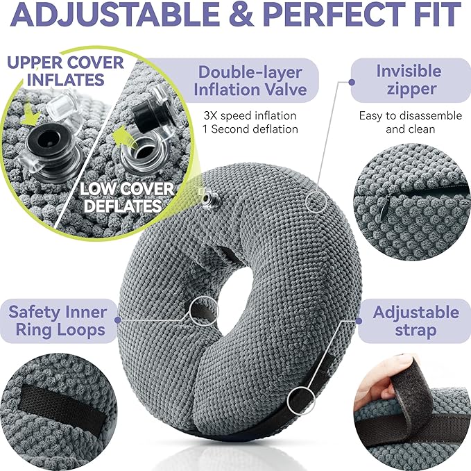 Soft Inflatable Dog Cone Collar Alternative After Surgery - Image 6