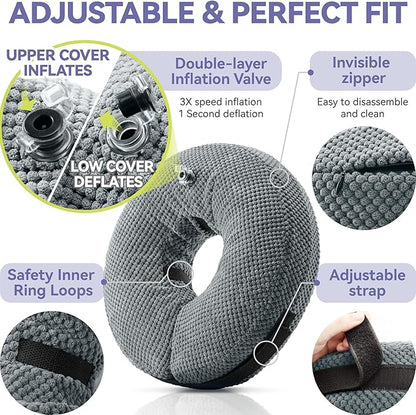 Soft Inflatable Dog Cone Collar Alternative After Surgery - Image 6