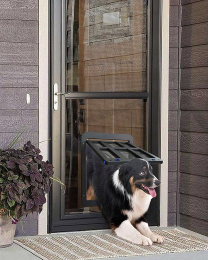 PETLESO Dog Door for Sliding Door, Lockable Dog Screen Door - Image 6