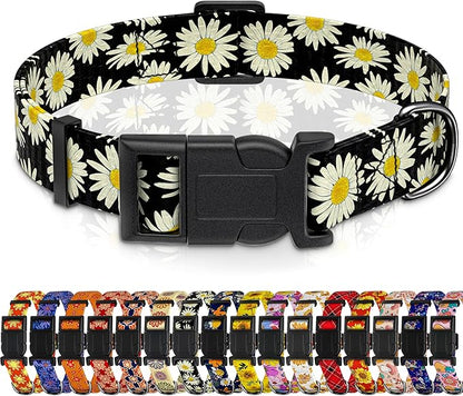 Dog Collar, Daisy Boys Girls Puppy Collar by Seyezo