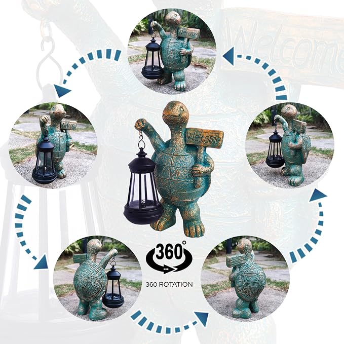 Turtle Garden Statue Outdoor Décor - Image 6
