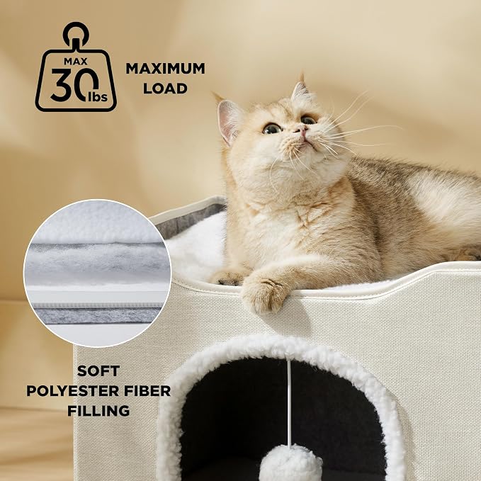 Bedsure Cat Beds for Indoor Cats - Image 2