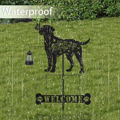 Labrador Metal Garden Stakes Yard Decor - Image 4