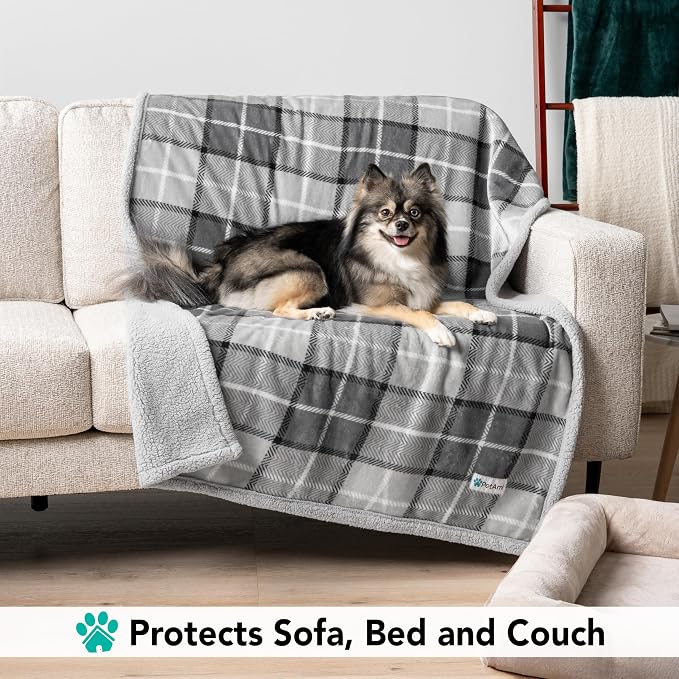 PetAmi Dog Blanket for Medium Large Dogs, Pet Bed Blanket Cat Puppy Kitten - Image 3
