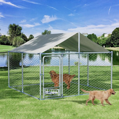 7.5×7.5×5.3 FT Outdoor Dog Kennel - Image 9