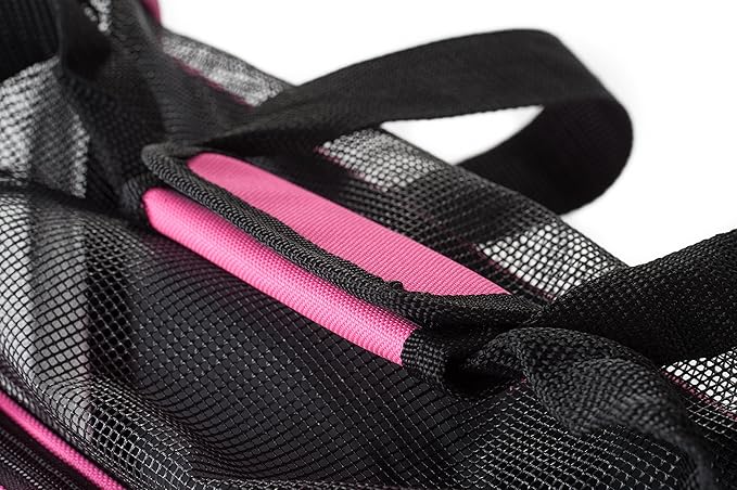 Pawer Soft-Sided Pet Carrier for Cat and Small Dog, Hot Pink Color, Medium Size - Image 6