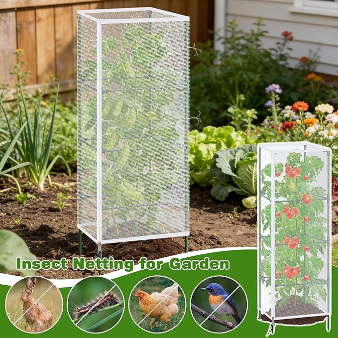 3 Pack 59"x18" Bird Netting Plant Cover - Image 3