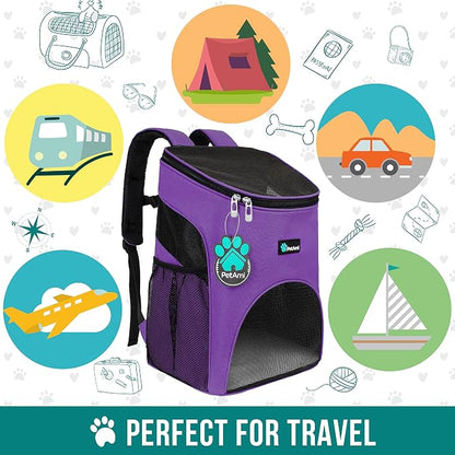PetAmi Small Dogs and Cat Backpack Carrier, Airline Approved Pet Backpack - Image 7