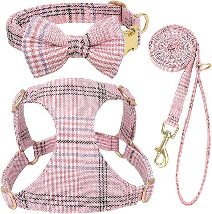 Beirui Cute Small Dog Harness Collar and Leash Set by Beirui