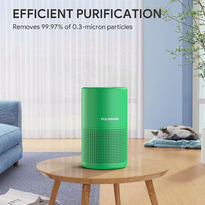 FULMINARE Air Purifiers for Home Bedroom H13 HEPA Air Purifier, 3 Speeds - Image 6