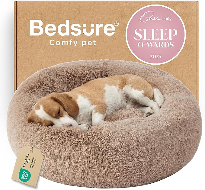 Bedsure Calming Dog Bed Medium Large Size Dogs by BEDSURE