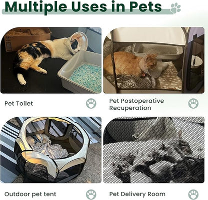 Love's cabin Pet Puppy Dog Playpen, Small Dog Tent Crates Cage Indoor/Outdoor - Image 4