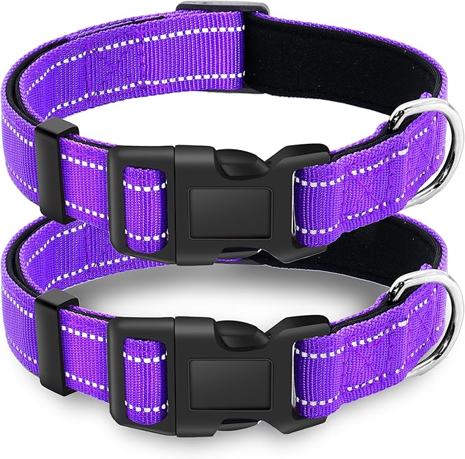 2 Pack Reflective Dog Collar by LIEVUIKEN