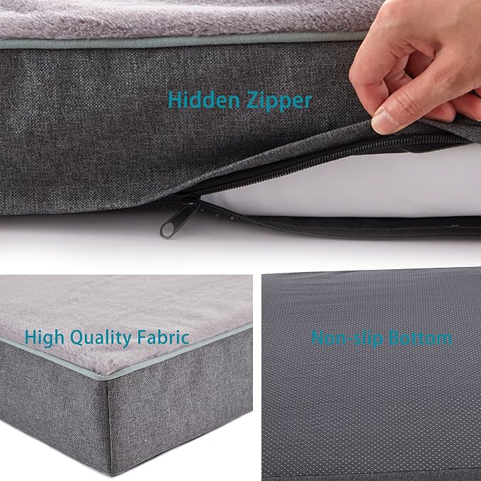 Orthopedic Memory Foam Dog Bed, Cooling Dog Beds - Image 3