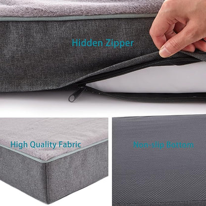 Orthopedic Memory Foam Dog Bed, Cooling Dog Beds Waterproof Pet Bed - Image 4
