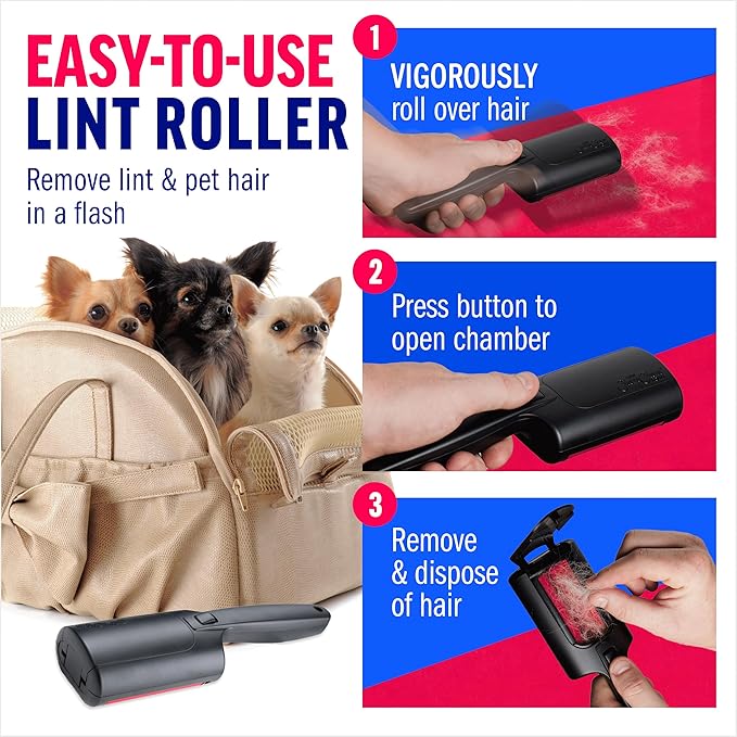 ChomChom Roller Pet Hair Remover – Reusable Lint Roller Pet Hair Removal Tool - Image 3