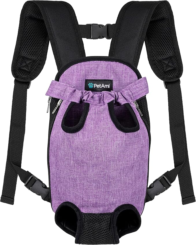 PetAmi Dog Carrier Backpack, Adjustable Pet Cat Front Carrier Backpack by PetAmi