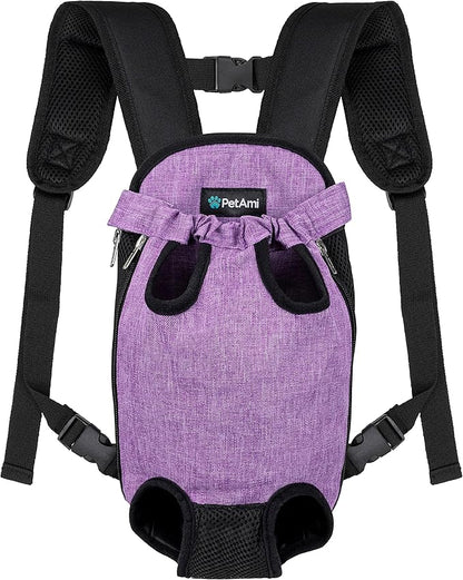PetAmi Dog Carrier Backpack, Adjustable Pet Cat Front Carrier Backpack by PetAmi