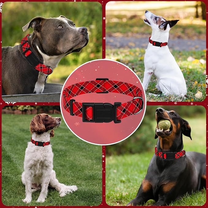 Christmas Plaid Dog Collar, Classical Boys Girls Puppy Collar - Image 6