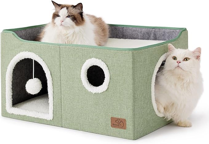 Bedsure Large Cat Beds for Indoor Cats by BEDSURE