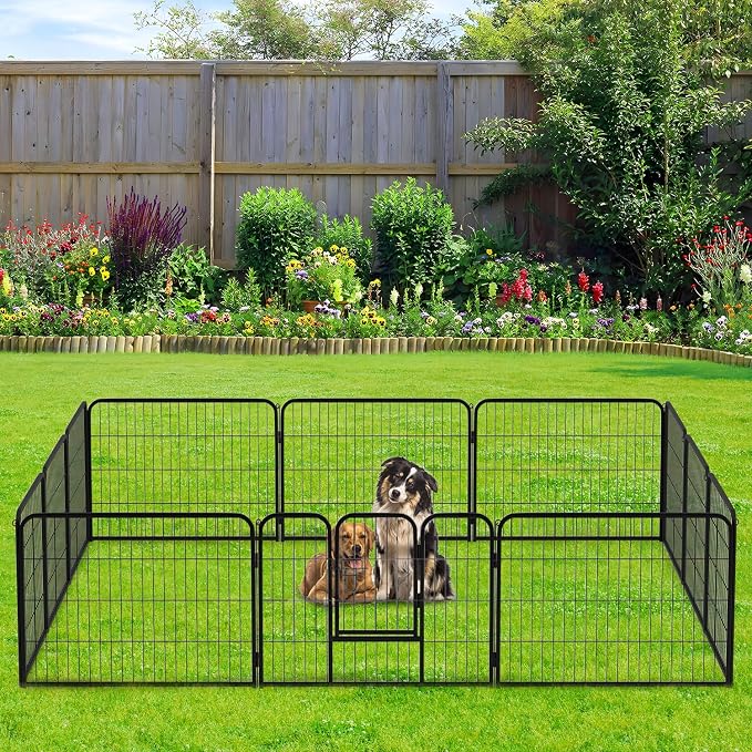 BestPet | Dog Playpen | 32 Inch, 12 Panels | Heavy Duty Metal Pet Exercise Pen - Image 2