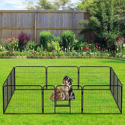 BestPet | Dog Playpen | 32 Inch, 12 Panels | Heavy Duty Metal Pet Exercise Pen - Image 2