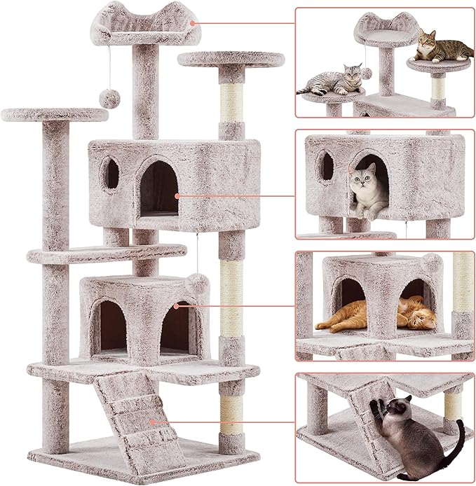Yaheetech 54in Cat Tree, Cat Tower - Image 3
