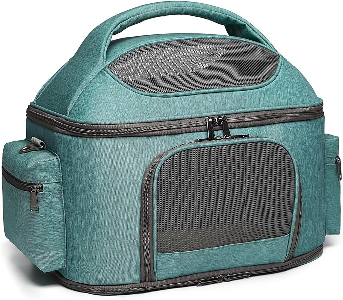 halinfer Large Fat Cat Carrier Fit up to 20 Pounds, Small Puppy Pet Travel - Image 4