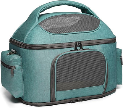 halinfer Large Fat Cat Carrier Fit up to 20 Pounds, Small Puppy Pet Travel - Image 4