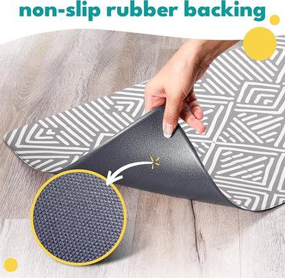 NALALAS Large Dog Mat for Food and Water, Cat Feeding Mat | Large Waterproof - Image 3