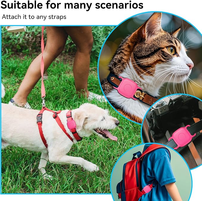 2-Pack Dog Collar Holder for Tile Life360 Mate 2022 Tracker, Waterproof - Image 8