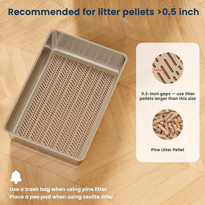Stainless Steel Sifting Litter Box - Image 3