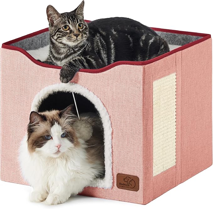 Bedsure Cat Beds for Indoor Cats by BEDSURE