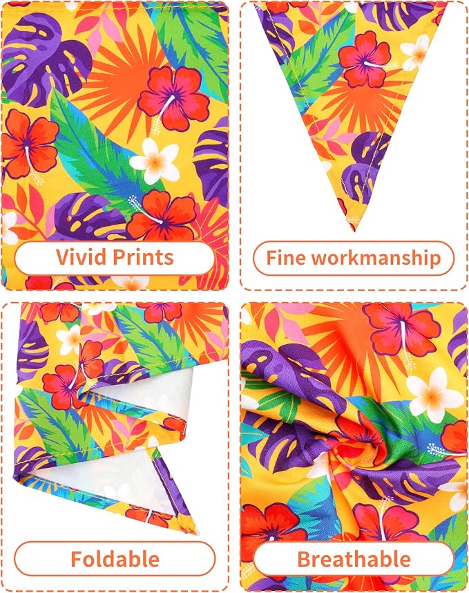 PET SHOW 50 Pack Hawaiian Dog Bandanas Bulk - Image 3