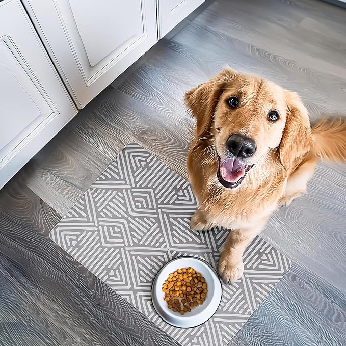NALALAS Large Dog Mat for Food and Water, Cat Feeding Mat | Large Waterproof - Image 7
