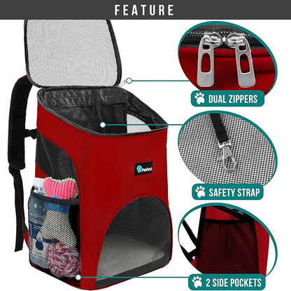 PetAmi Small Dogs and Cat Backpack Carrier, Airline Approved Pet Backpack - Image 3