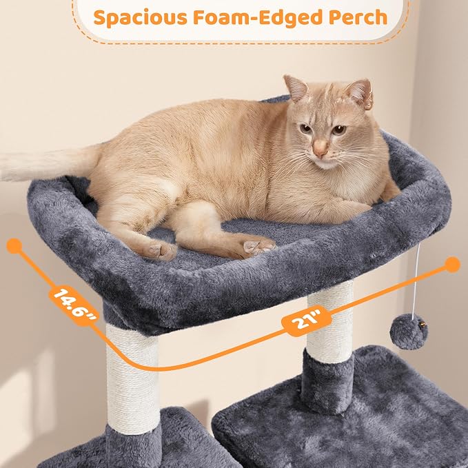 Yaheetech 54in Cat Tree Tower - Image 5