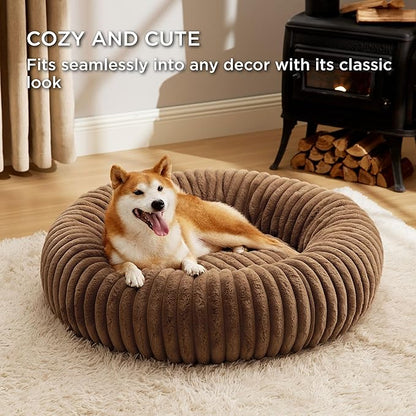 Bedsure ComfyFleece™ Donut Large Dog Bed - Image 4