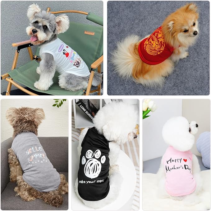Custom Dog Shirt, Personalized Summer Breathable Pullover Pet Outfit - Image 5