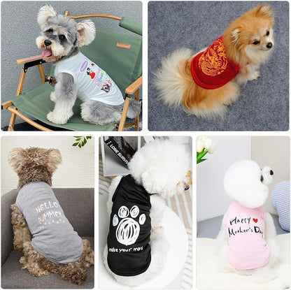 Custom Dog Shirt, Personalized Summer Breathable Pullover Pet Outfit - Image 5