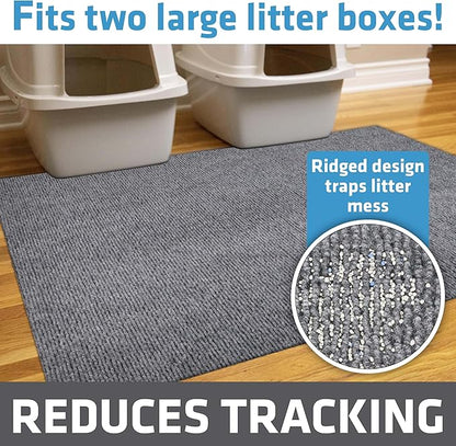 Drymate Cat Litter Box Mat, Litter Trapping Mat, Waterproof, Urine-Proof - Image 2